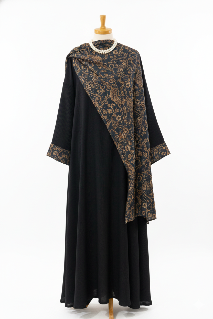 Abaya Oversize Separate Shawl