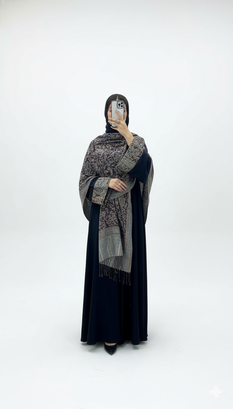 Abaya Oversize Separate Shawl
